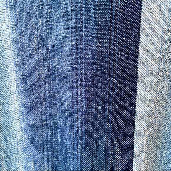 Accents New York Blue Rayon Chenille Square Scarf NWT O/S - Picture 7 of 13